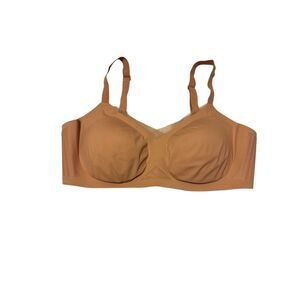 Honeylove size 1X crossover seamless wireless bra 40C 40D - EUC